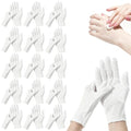 38-Pack White Cotton Gloves for Dry Hands, Eczema & SPA Moisturizing