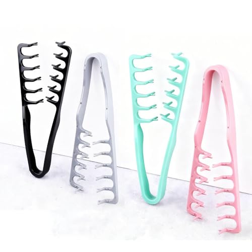 YRAKOZIN 2 Pack Wide & Fine Tooth Texture Comb for All Hair Types, Pink & Green