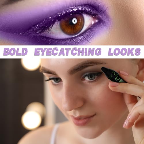Profusion Cosmetics UV Kohl Eyeliner Pencil Set - 4 Vibrant Shades
