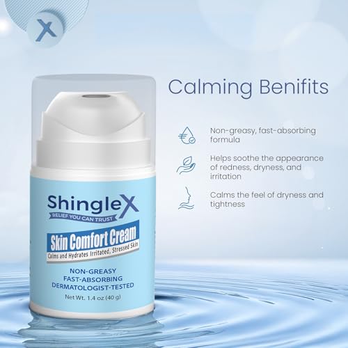 Moisturizing Skin Cream, Soothes Dry & Sensitive Skin, Dermatologist Tested, Fragrance Free, Fast-Absorbing, 1.4 OZ