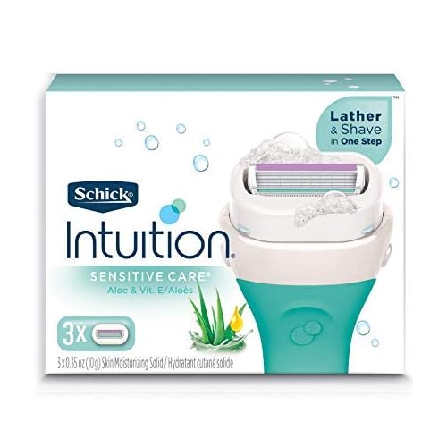 NEW Schick Intuition Sensitive Care Moisturizing Razor Blade Refills for Women with Natural Aloe 12 Count (Limited Edition)