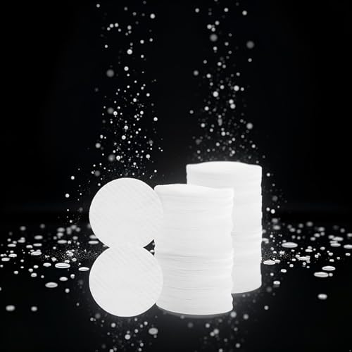 150 Pcs White Soft Facial Pads Round Face Cleansing