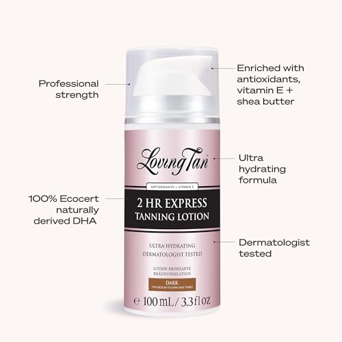 Loving Tan 2 Hour Express Self Tanning Lotion - Dark