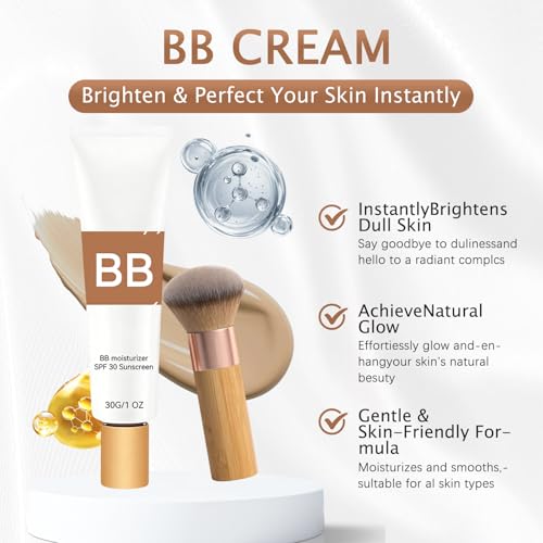 BB Blur Tinted Moisturizer SPF 30 with Brush