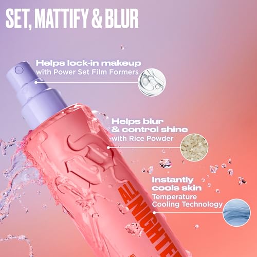 Urban Decay All Nighter Waterproof Makeup Setting Spray - Blurring Matte Finish, Up to 24HR Wear, Ultra-Fine Facial Mist, Mattifying Oil Control Face Primer, Smudge-Proof, Transfer-Resistant