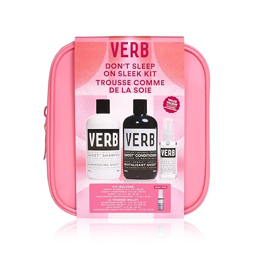 VERB Ghost Trio Kit - Shampoo, Conditioner & Oil for Fine Hair