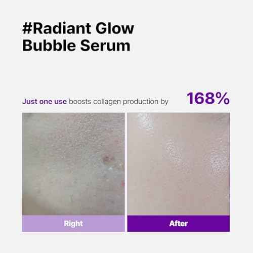 Super Glow Deep Collagen Bubble Serum with 1,005,189ppb Collagen ? Anti-Aging, Hydrating, Skin-Firming, Fine Line Care, Korean Skincare ? 2.36 fl.oz