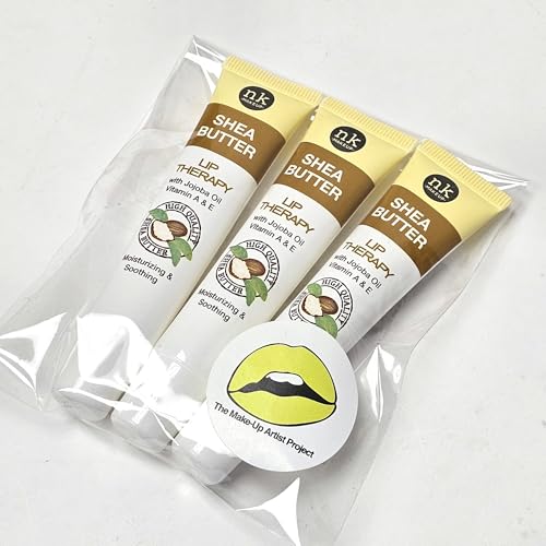 3 Pack Bundle of Shea Butter Lip Therapy for Moisturizing, Soothing and Nourishing your Dry and Chapped Lips