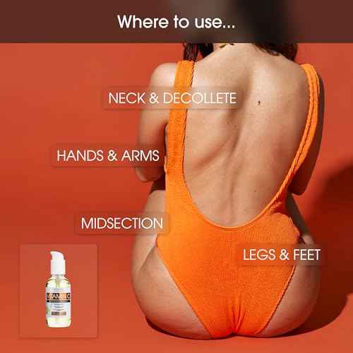 Advanced Clinicals Brightening Vitamin C Body Oil For Women & Men | Vitamin C Glow Oil Skin Care Body Moisturizer With Vitamin E + Botanicals To Help Improve Look Of Dark Spots + Dry Skin, 3.8 Fl Oz