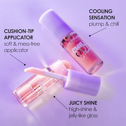 L.A. COLORS Chill Out Lip Plumper Gloss - Pack of 2