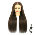 30 Inch Mannequin Head 80% Human Hair Styling Training
