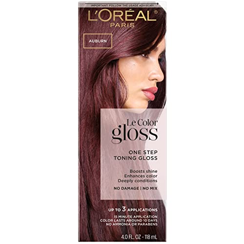 L'Oréal Paris Le Color One Step Toning Hair Gloss Auburn 4oz