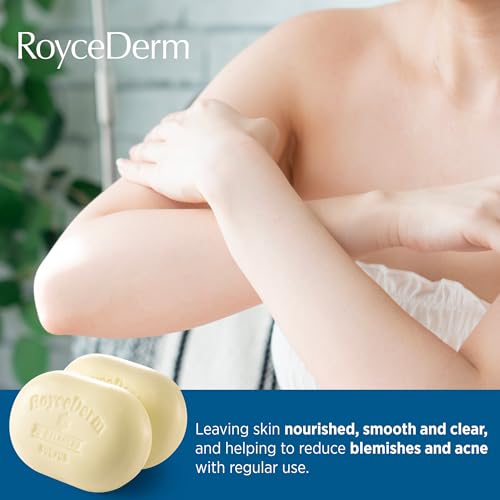 Roycederm Sulfur Soap for Acne - 5% Volcanic Sulfur & Tea Tree Oil (2 Bars)