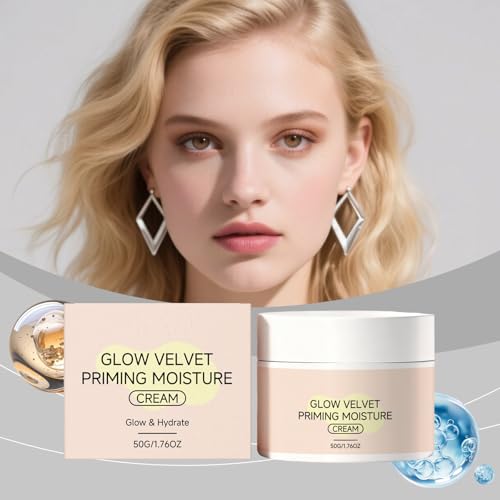 Glow Velvet Priming Moisture Cream Primer - 2Pc Set, 50ml