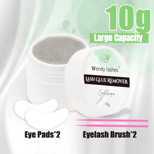 Eyelash Extension & Cluster Glue Remover Cream - Grey Cantaloupe 10ml - Wendy Lash Remover