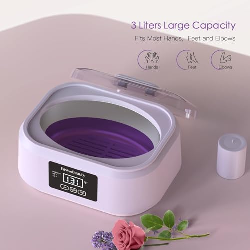 EASYINBEAUTY Paraffin Wax Machine Kit for Hands & Feet - 3000ml Wax Warmer
