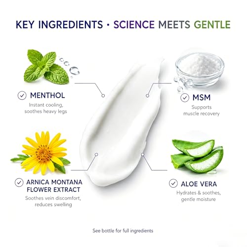 Varicose Veins Cream for Legs with MSM & Arnica