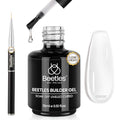 Beetles Builder Gel Low Heat Clear Nail Extension & Strengthening Kit (3-A - Clear)