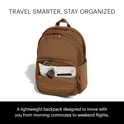 Away Featherlight Backpack in Amaro Brown — Lightweight 16" Laptop Travel Backpack