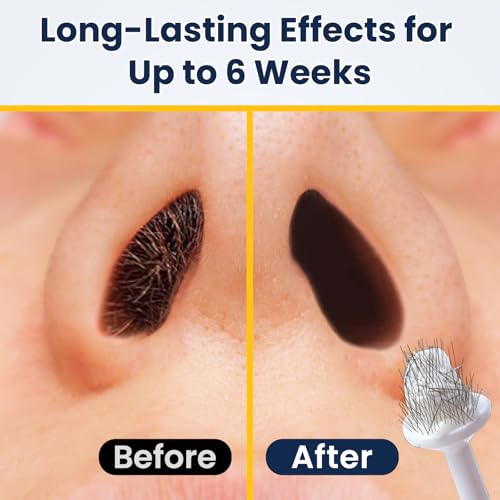 Nose Wax Kit for Men & Women: Nose and Ear Hair Waxing Kit - Smart Temp & USB Fast Heat,100g Waxing Beans, 30 Wax Sticks, Painless Hair Removal Waxing Kit for Nose Ears Eyebrow Lip Facial, Travel Size