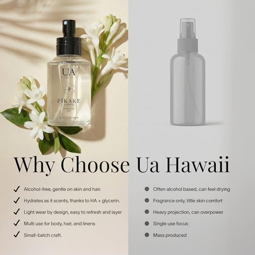 Pikake Body and Hair Mist - Alcohol-Free Hydrating Spray, 3.4 oz