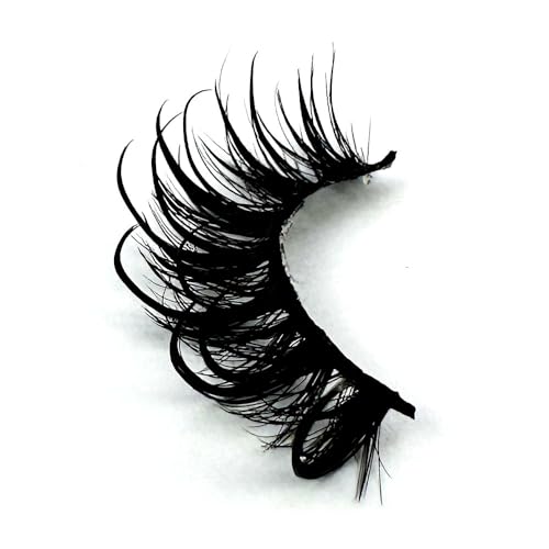 7 Pairs 3D Cat Eye False Lashes - Wispy Fluffy Mink
