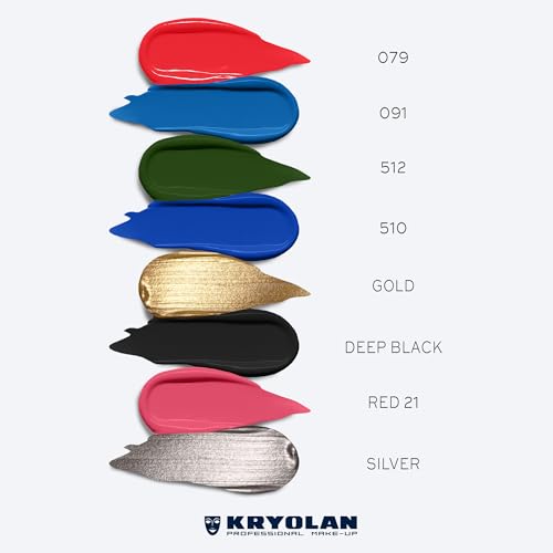 Kryolan Aquacolor Soft Cream 25ml Face Paint Tube