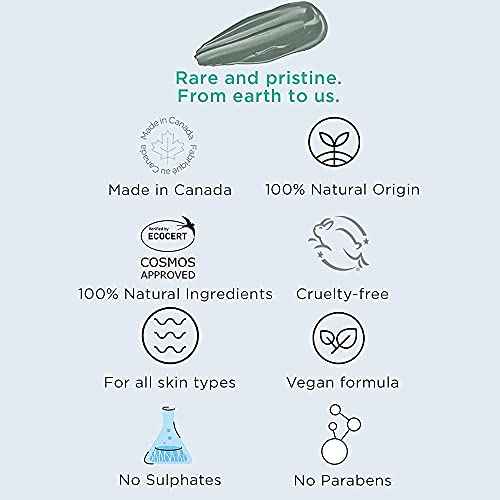 Bl'eau Glacial Oceanic Clay Mask - NSF Certified - Detox/Rehydrate/Repair, 50 g ? Net Wt. 1.8 oz