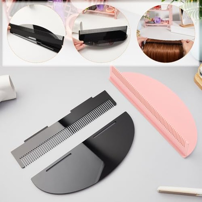 Hair Extension Holder Acrylic Stand - 2 Pack Black & Pink