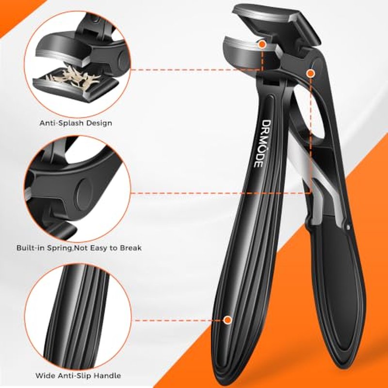 DRMODE Long Handled Toenail Clippers for Thick Nails - Heavy Duty