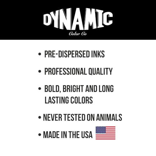Dynamic Color Black Tattoo Ink, 1 oz - USA Made