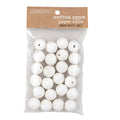 Lia Griffith White Cotton Spun Paper Balls 20mm - 24 Pack Craft Supplies
