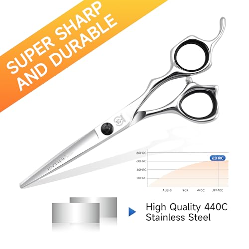 FENICE PEAK 5.5'' Professional Hair Cutting Scissors - 440C Steel Shears