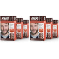 Just for Men Control GX Grey Reducing Beard Wash Shampoo with Keratin,Gradually Colors Mustache and Beard,Leaves Facial Hair Thicker Softer and Fuller,4 Fl Oz (Packaging May Vary),(Pack of 6)