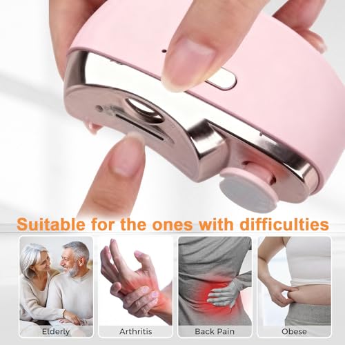Upgraded 3-in-1 Electric Nail Clipper with LED Light - Easy Operation for Seniors & Kids