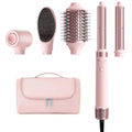 MESCOMB 5-in-1 Dual Voltage Hair Dryer Brush | Travel & Home Styler
