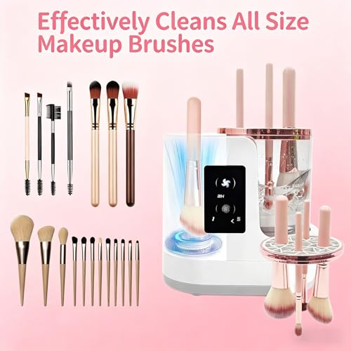 Electric Makeup Brush Cleaner & Dryer Machine 3-in-1 Professional