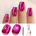 Double Rhythm 15ml Ice Glass Cat Eye Gel Polish - Pitaya Purple MC1072