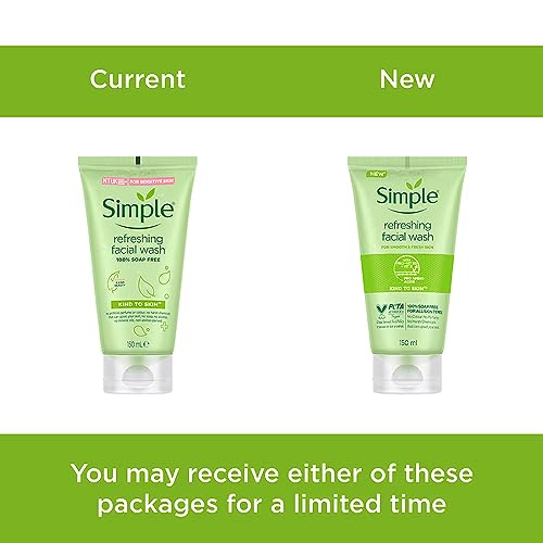 Simple Refreshing Facial Wash Gel, 5 Ounce