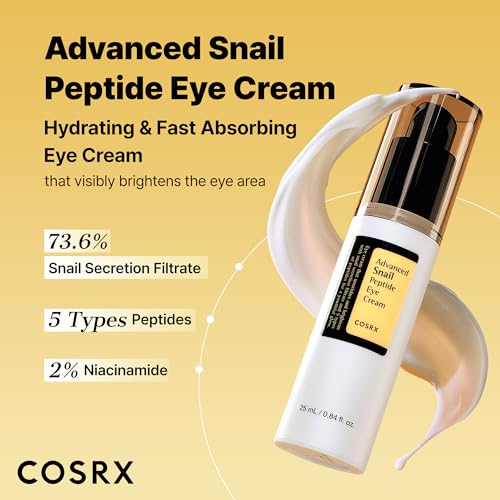 COSRX Snail Mucin Peptide Under Eye Cream, 0.84 oz