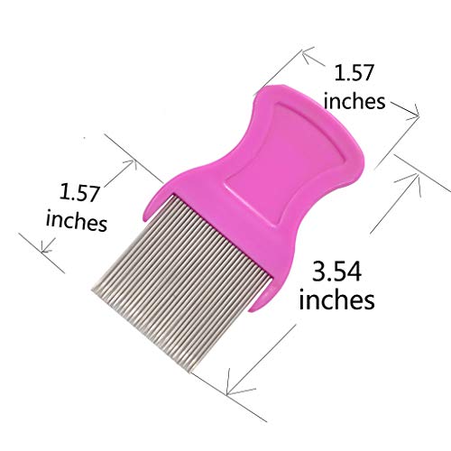 4Pcs Double Sided Hair Combs Set - Dandruff Removal & Hair Styling