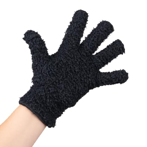 Microfiber Hair Dye & Bleach Blending Gloves - 2 Colors, Salon Use
