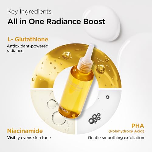 L-Glutathione Vitamin Boosting Toner ? infused with Niacinamide, Tocopherol & Vitamin C for Tone Up and Hydrating Skin (10.14 fl oz / 300 ml)