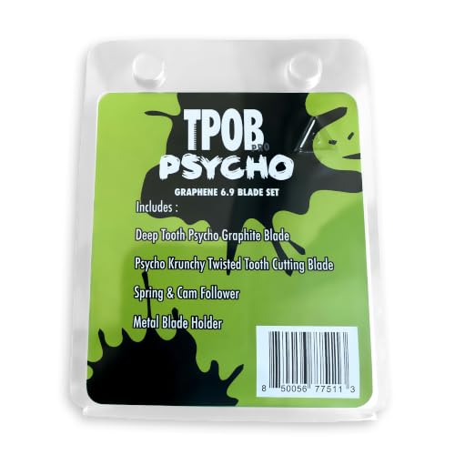 TPOB Psycho Blade Replacement Blades for X, XO & GO Trimmers - Black