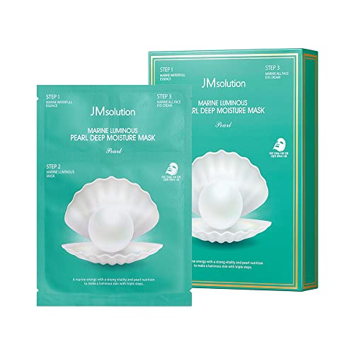JMSolution 3 step Spa care Face Mask bundle -Marine Luminous Pearl Moisture & Balace Mask Bundle 20EA
