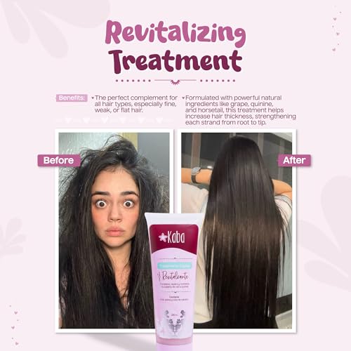D'Luchi Kaba Hair Treatment for Thicker Fuller Hair with Grapes & Horsetail - 7.8 Oz