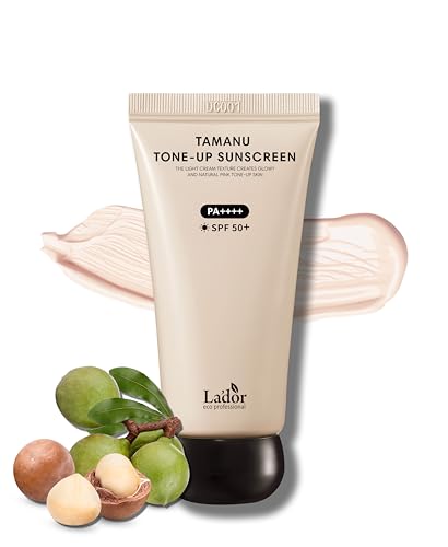 LA'DOR Tamanu Tinted Sunscreen SPF 50+ PA++++ Moisturizer Primer