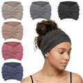 Extra Wide Headbands for Women, 6 Pack - Twisted Knot