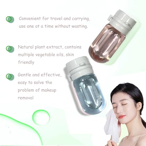 Cleansing Oil Mini Travel-Friendly, Natural Makeup Remover Portable