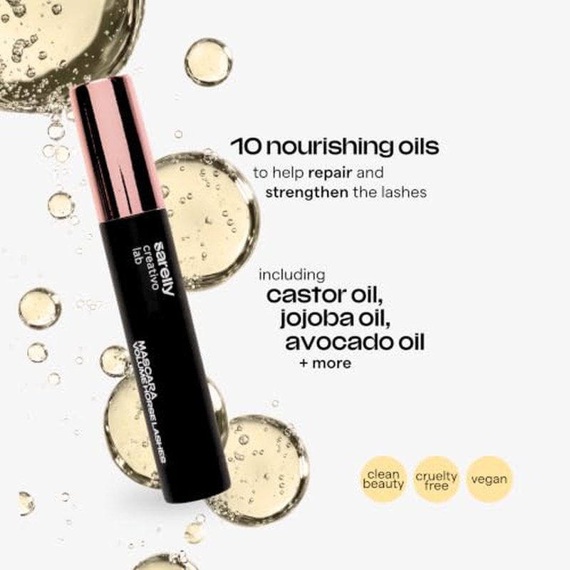 SARELLY Waterproof Volumizing Mascara for Thin Lashes